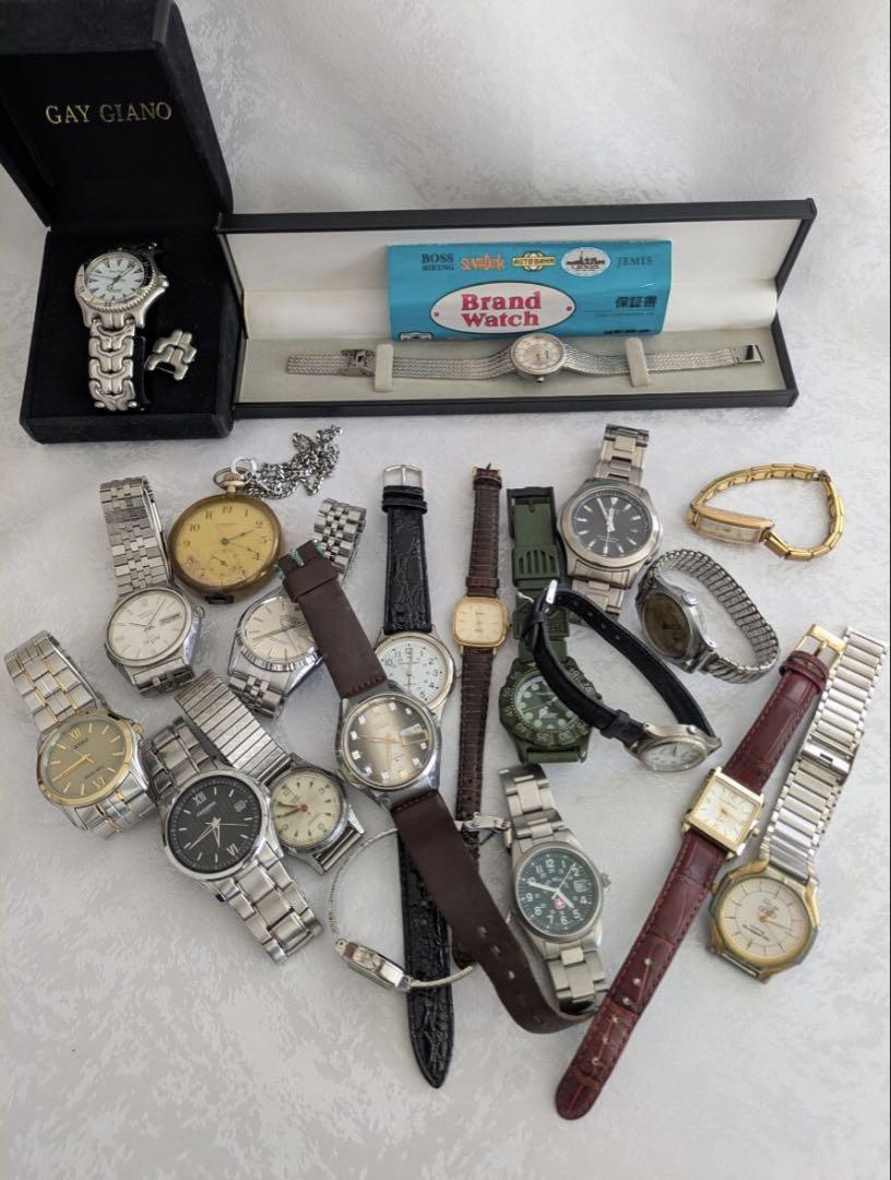 腕時計 まとめて SEIKO CITIZEN 懐中時計 ジャンク - メルカリ