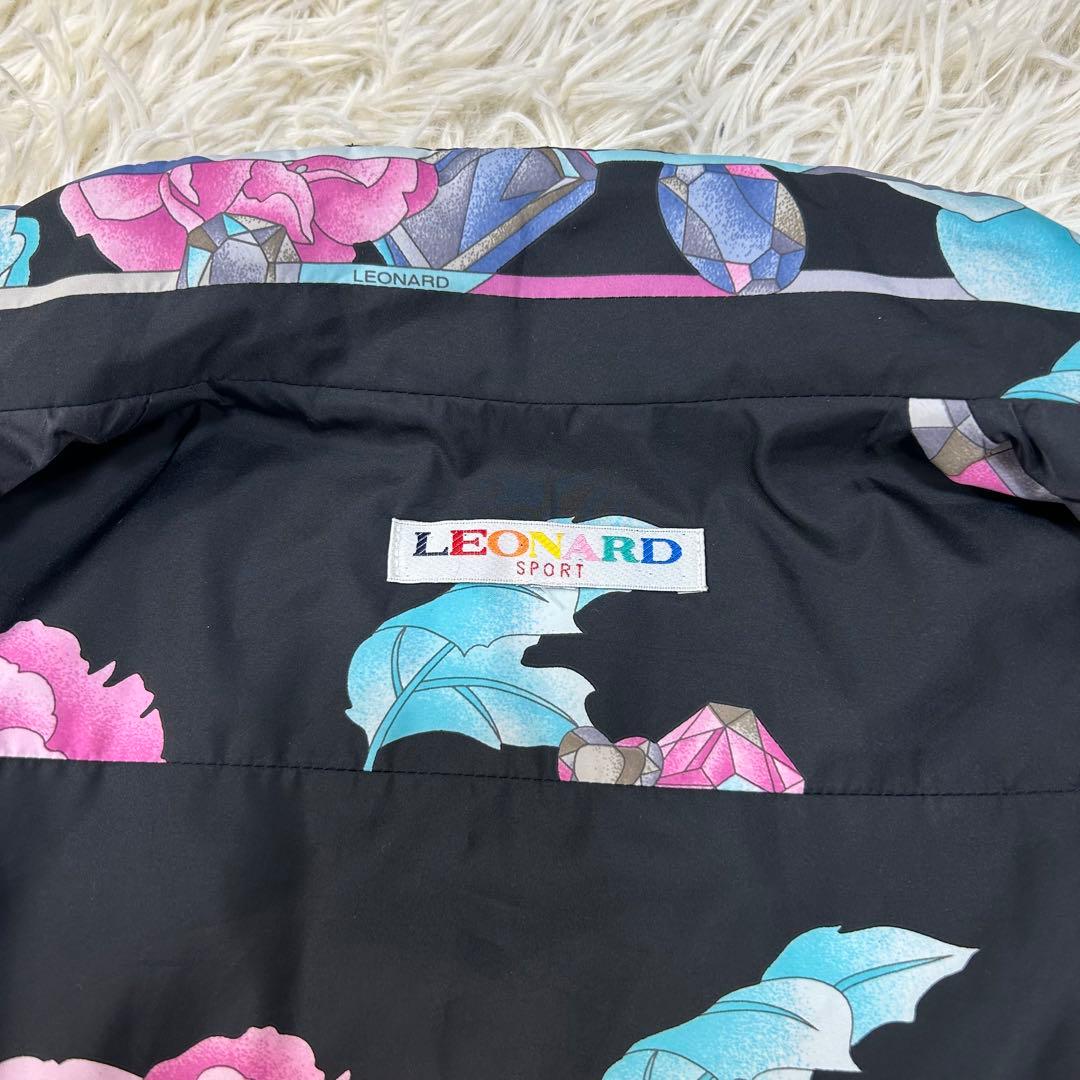 レオナール スポーツ キルティング コート 中綿 宝石 花柄 40 レオナール スポーツ キルティング コート 中綿 宝石 花柄 40