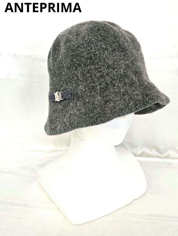 【ANTEPRIMA】バックル付きバスククロッシェ ハット 帽子 ANTEPRIMA】バックル付きバスククロッシェ ハット 帽子