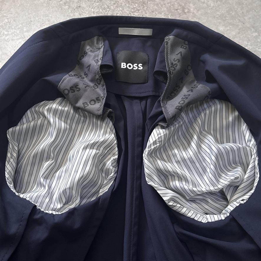 極美品 現行 BOSS パフォーマンス ストレッチ ジャージー ジャケット 46