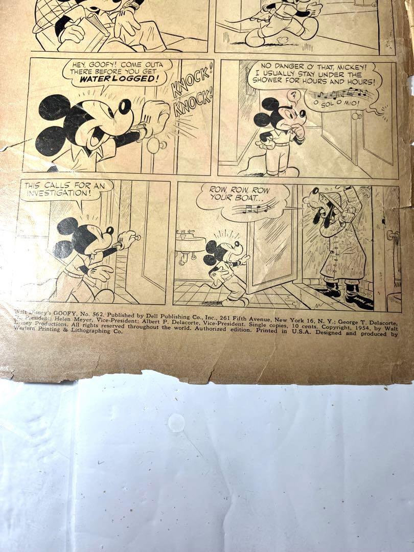 Walt Disney GOOFY DELL comic 海外 漫画 レトロ - メルカリ