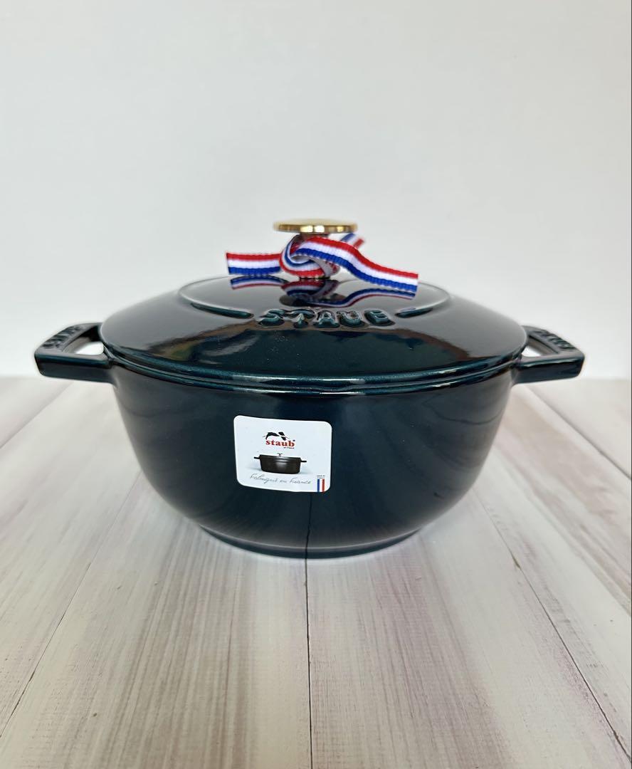 【新品未使用】ストウブ Wa-NABE ワナベ M 18cm ラメール