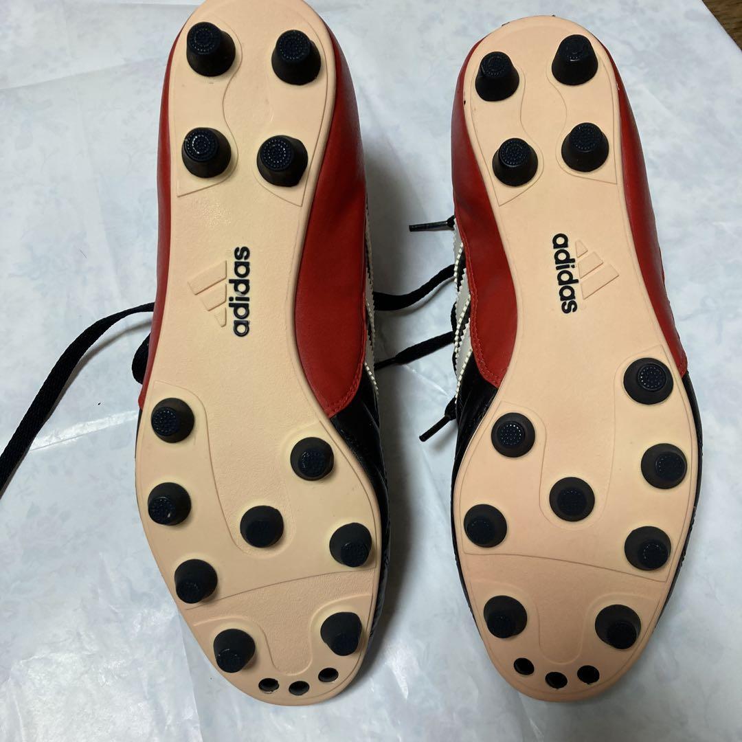 adidas サッカーシューズ 黒/赤