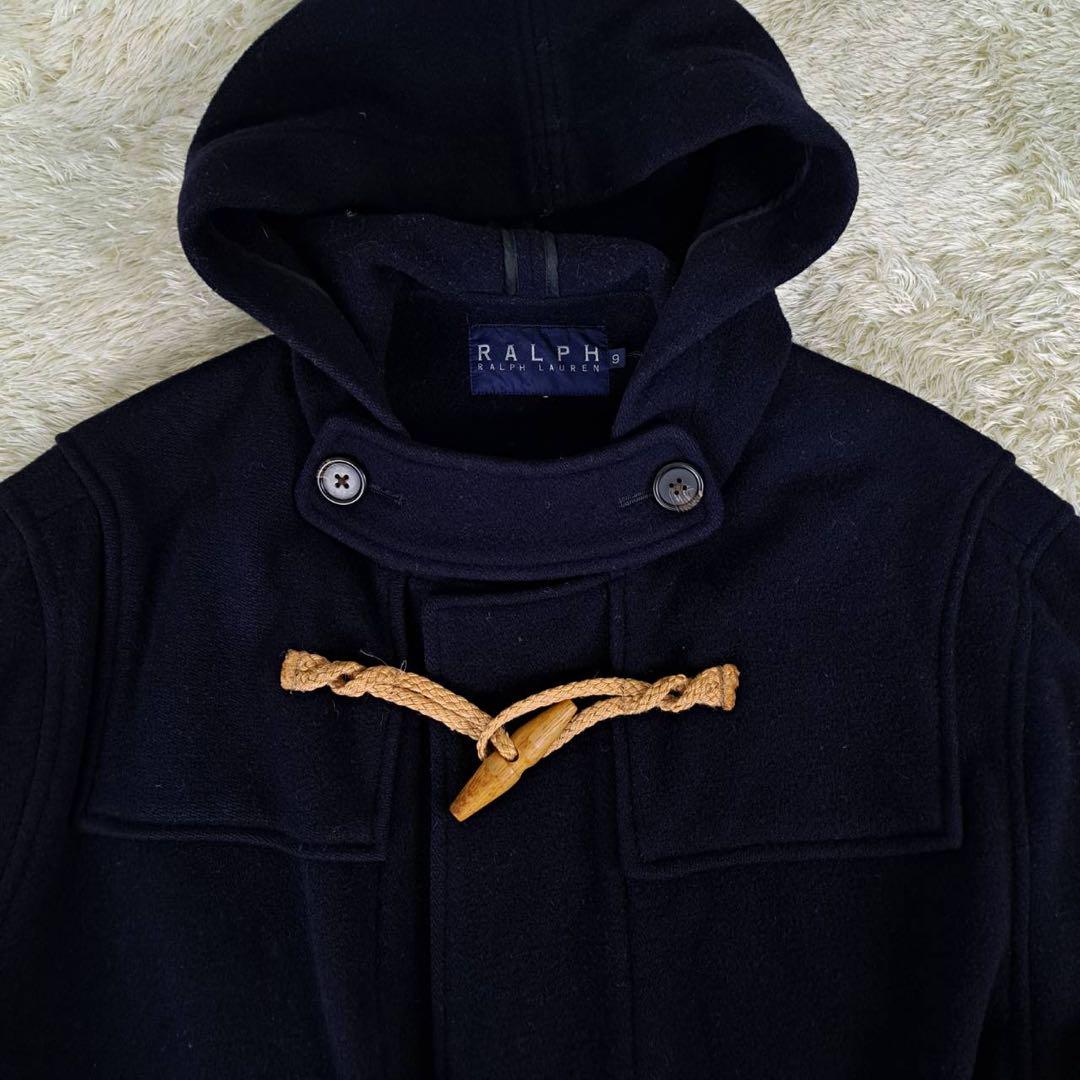 美品　ラルフローレン　ダッフルコート　ネイビー　肉厚