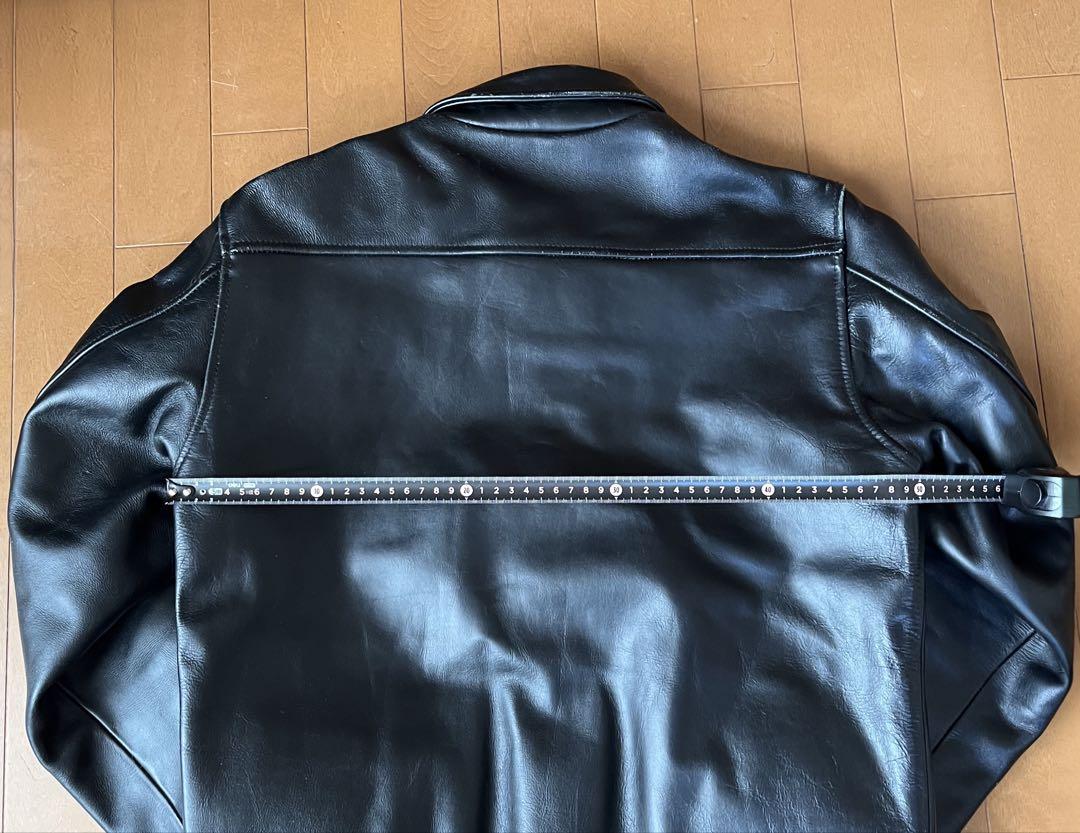 レザー フライトジャケット A-2タイプ　黒