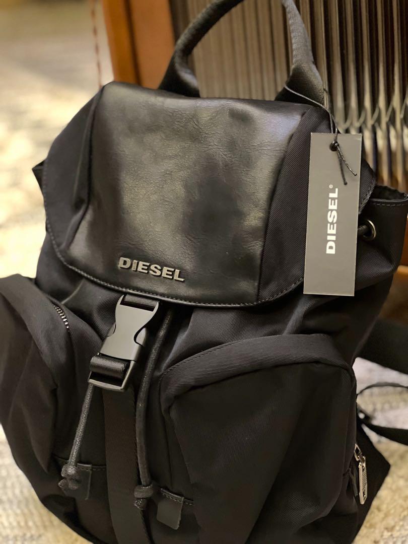 DIESEL 黒 リュック・バックパック