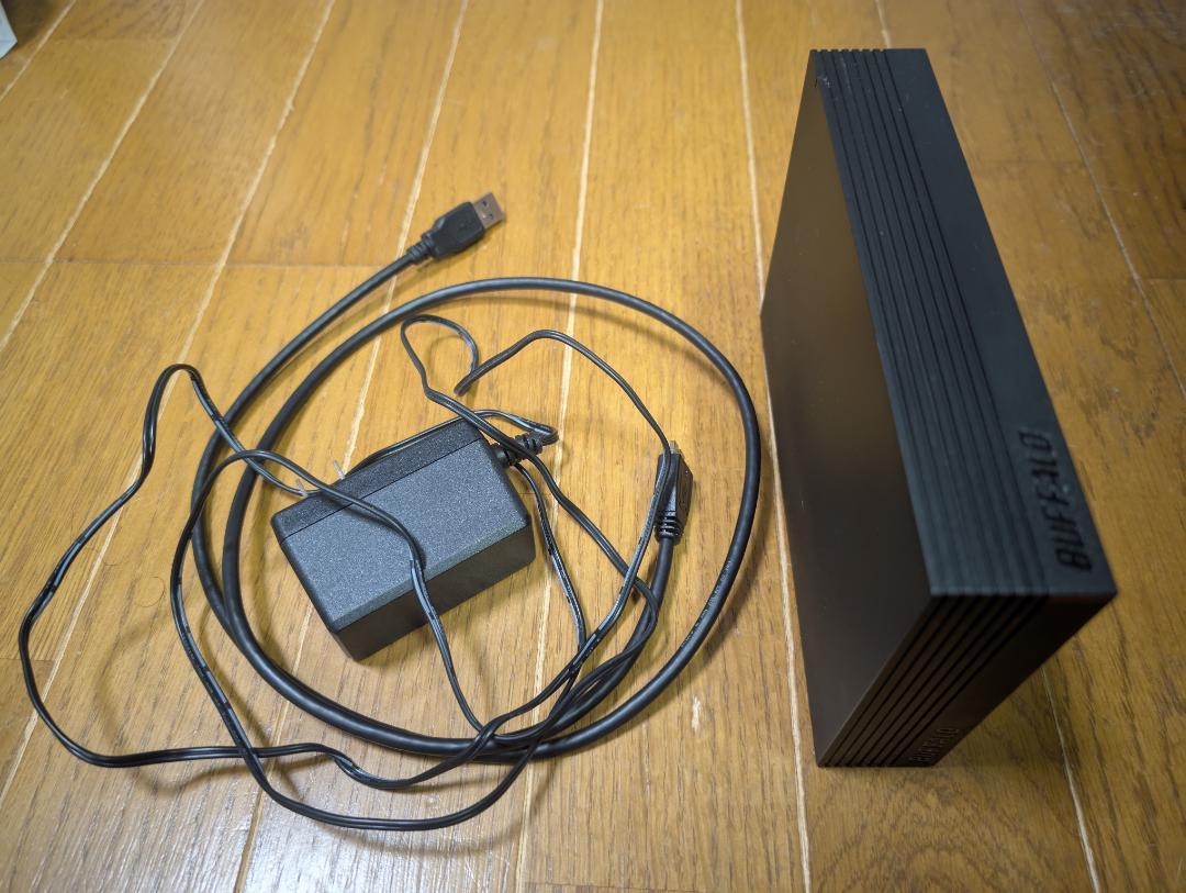 BUFFALO 外付けHDD 4TB HD-AD4U3【美品】