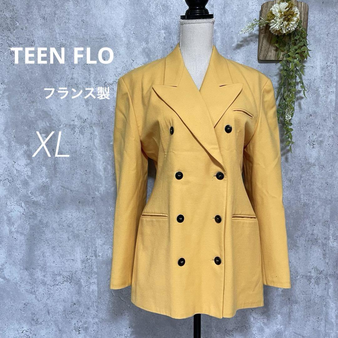 【TEEN FLO】ダブルジャケット フランス製 衣装 大きいサイズ XL