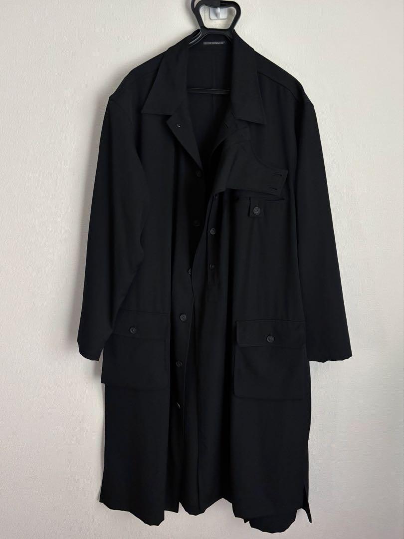 【定価18万 未使用】ヨウジオム look21 同型ギャバロングシャツジャケット