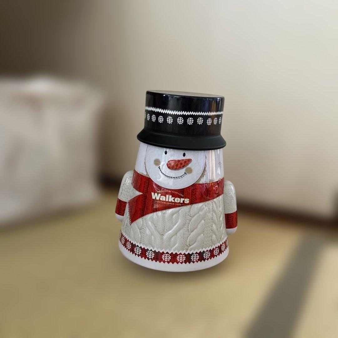 Walkers 雪だるま お菓子入れ おきあがりこぶし - メルカリ