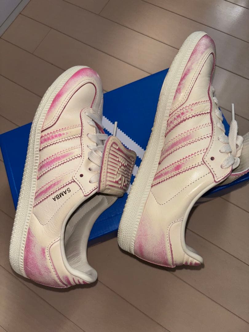 adidas SAMBA LT cream white／pink