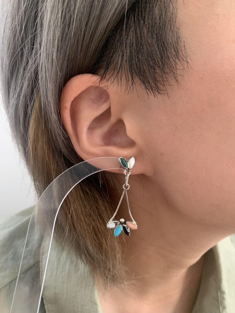 NAVAJO ピアス ナバホ族　インディアンジュエリー　シルバーピアス