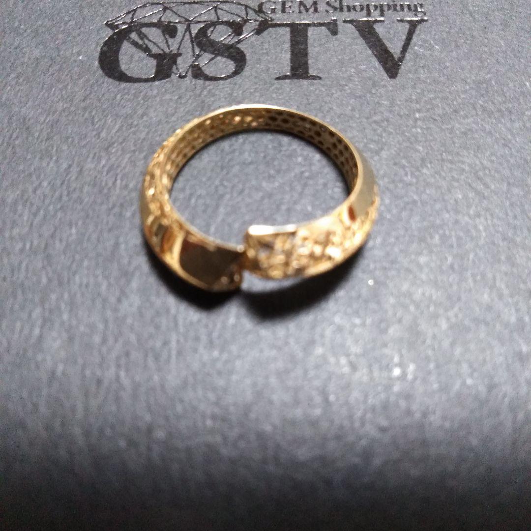 GSTV K18 ハグスタイルデザインリング