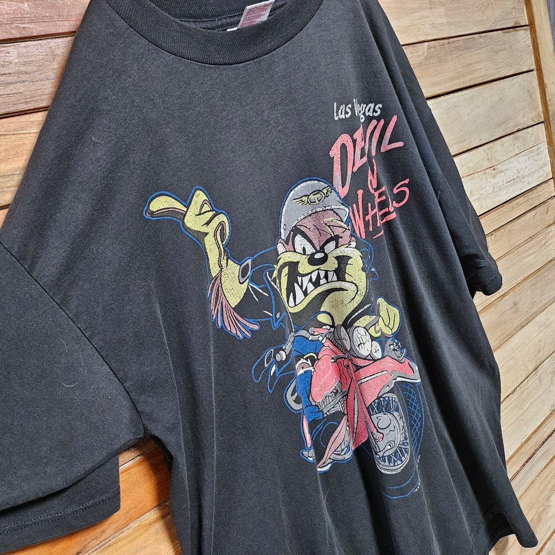 90s USA製 ルーニーチューン　タズマニアンデビル　Tシャツ XL