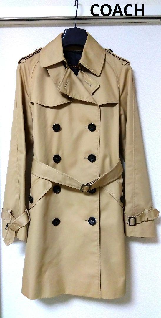 COACH トレンチコート ベージュ XXS COACH トレンチコート ベージュ XXS