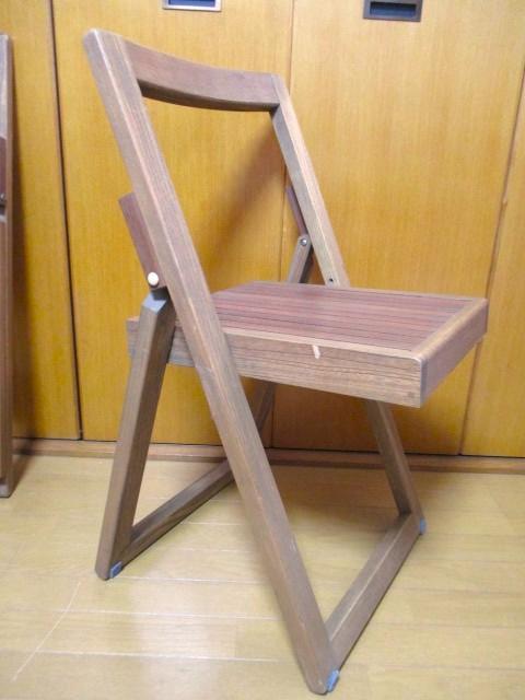 木製 フォールディングチェア 折りたたみ椅子 ウッドチェア アンティーク レトロ