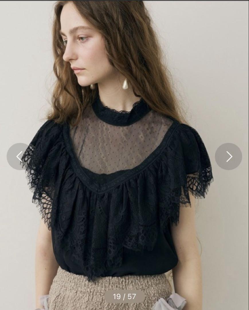 タグ付新品☆J1U by LA BELLE ETUDEヴィンテージライクブラウス