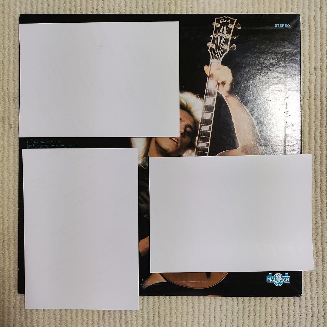 【帯なし、並上品ＬＰレコード】ミック・ロンソン／ギターでぶっとばせ