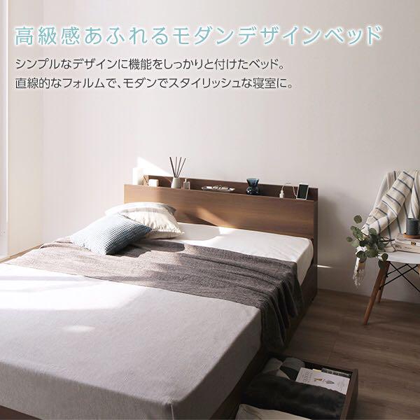 2022夏季 シンプル モダン ブラウン シングル ボンネルコイルマットレス付き esu1i-m96682884428 2022新品