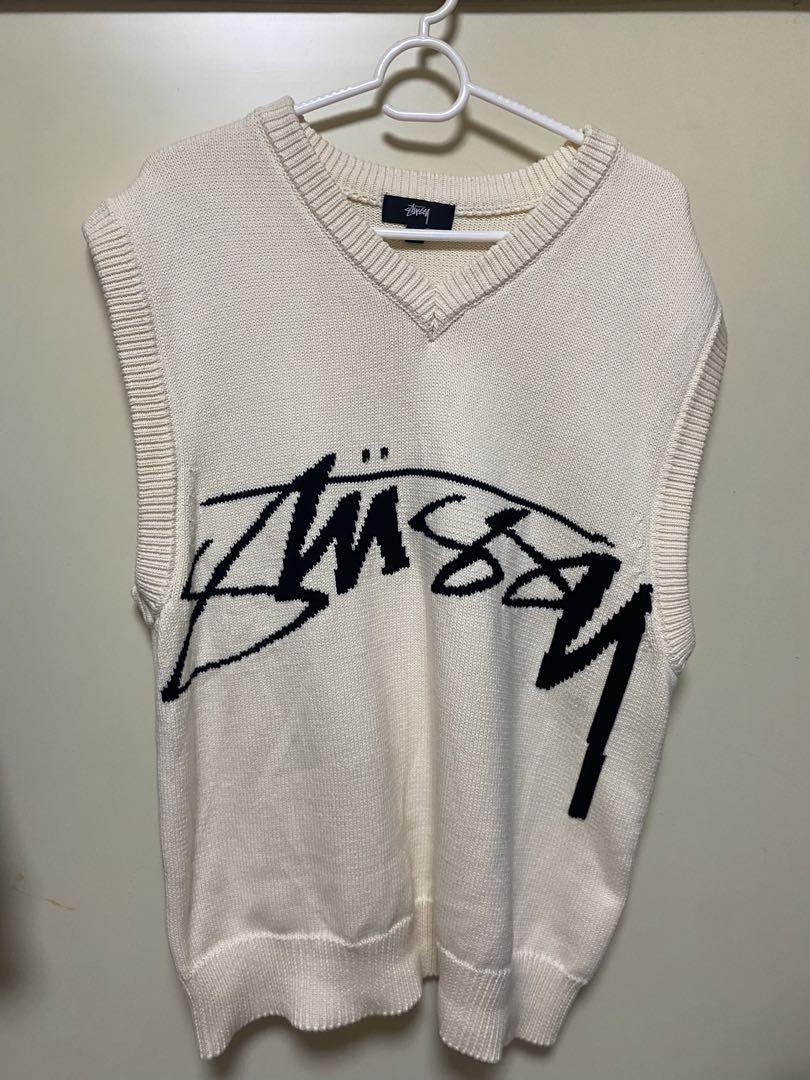 新品未使用 stussy ニットベスト 男女兼用 M