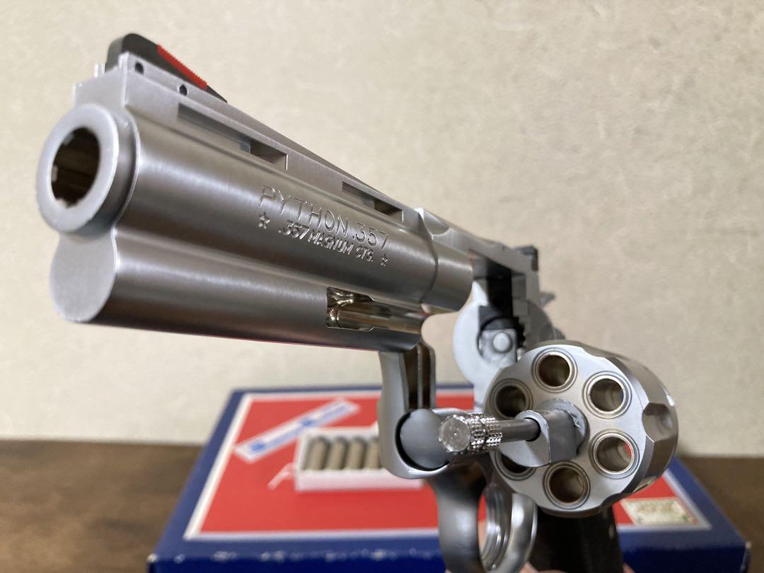 コクサイ コルトパイソン 4inch ガスリボルバー