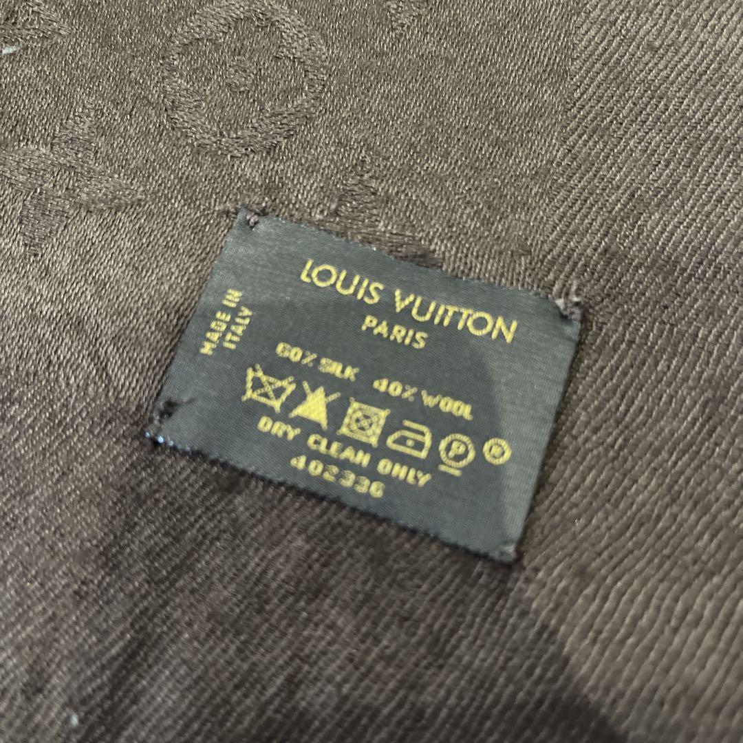 LOUIS VUITTON ダークブラウン ストール