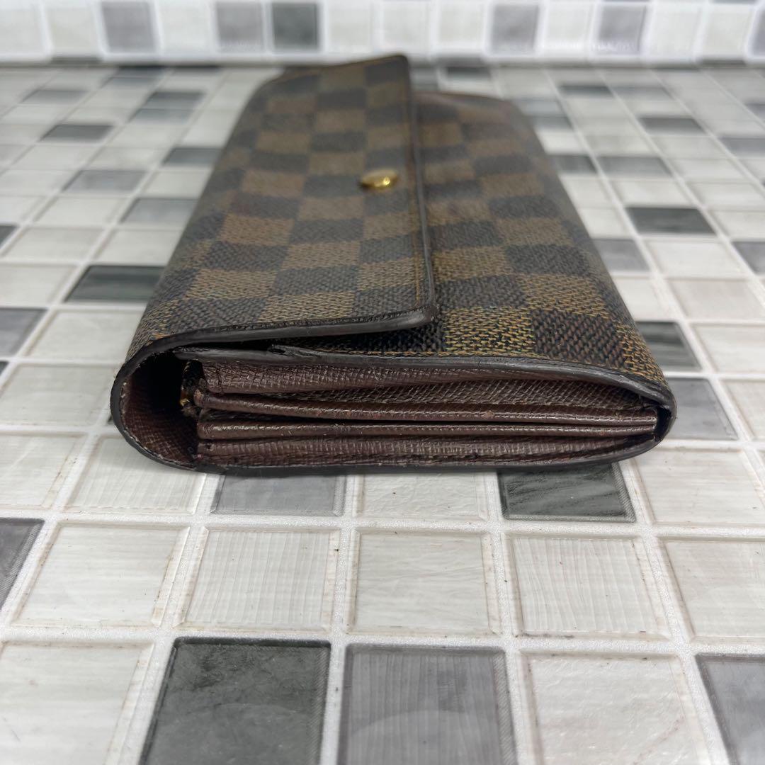 LOUIS VUITTON ルイヴィトン ダミエ 折り財布 長財布 58