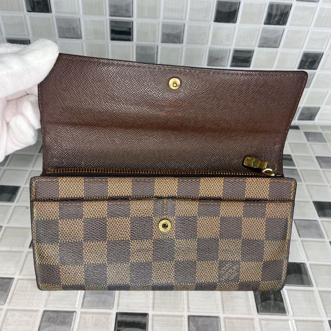 LOUIS VUITTON ルイヴィトン ダミエ 折り財布 長財布 58