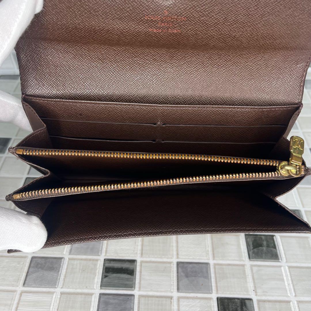 LOUIS VUITTON ルイヴィトン ダミエ 折り財布 長財布 58