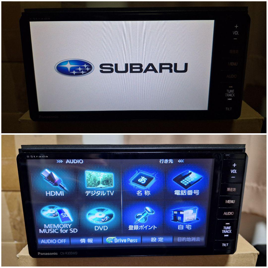 スバル 純正ナビ Panasonic ストラーダCN-R300WDFA