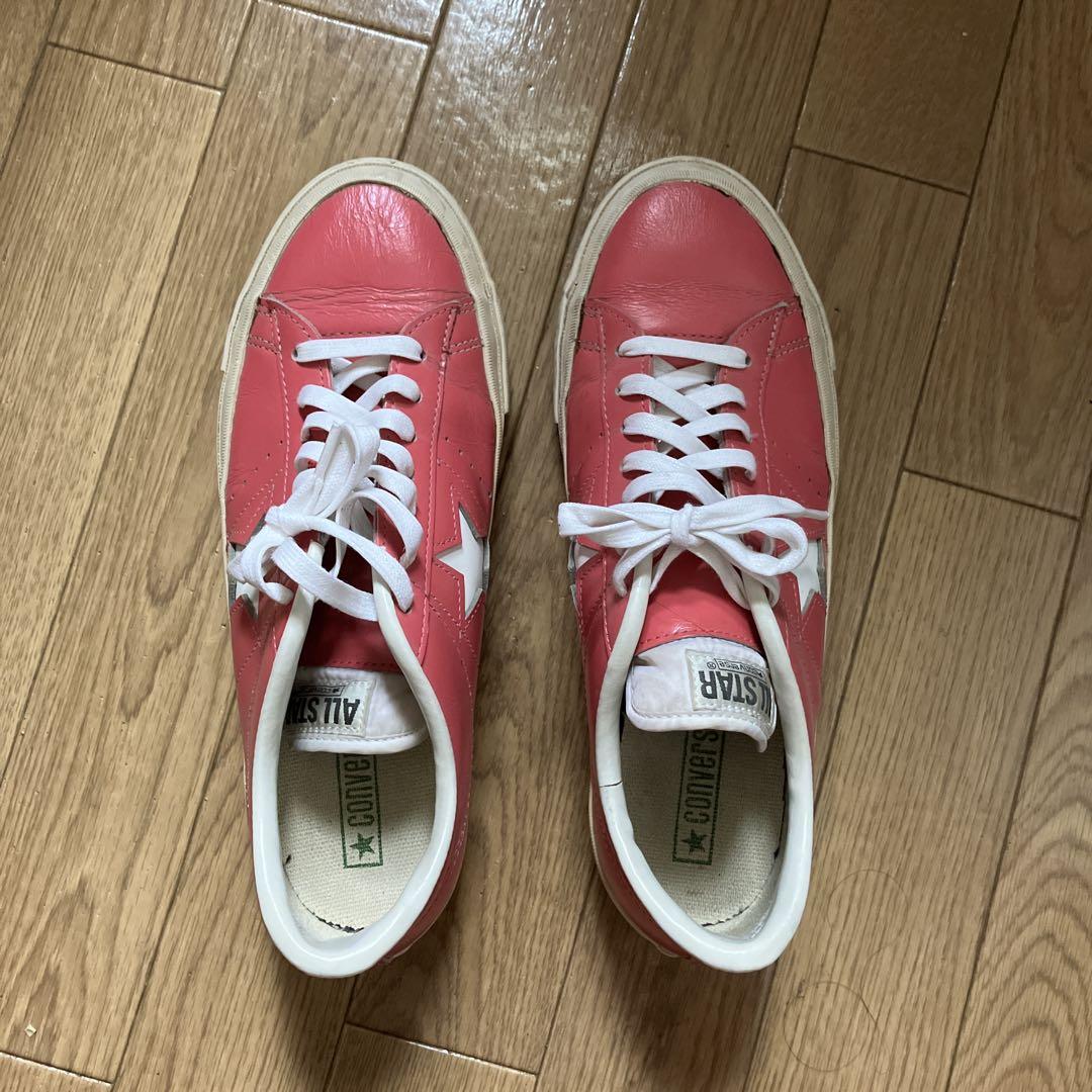 ワンスター　レザー　ピンク　CONVERSE