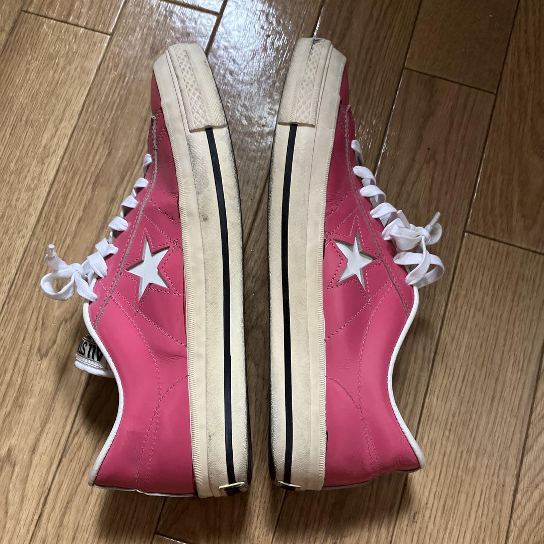 ワンスター　レザー　ピンク　CONVERSE