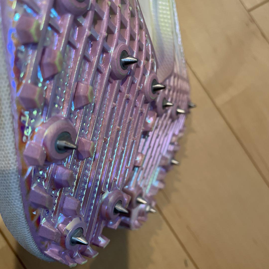 adizero スパイクシューズ ホワイト/ブラック