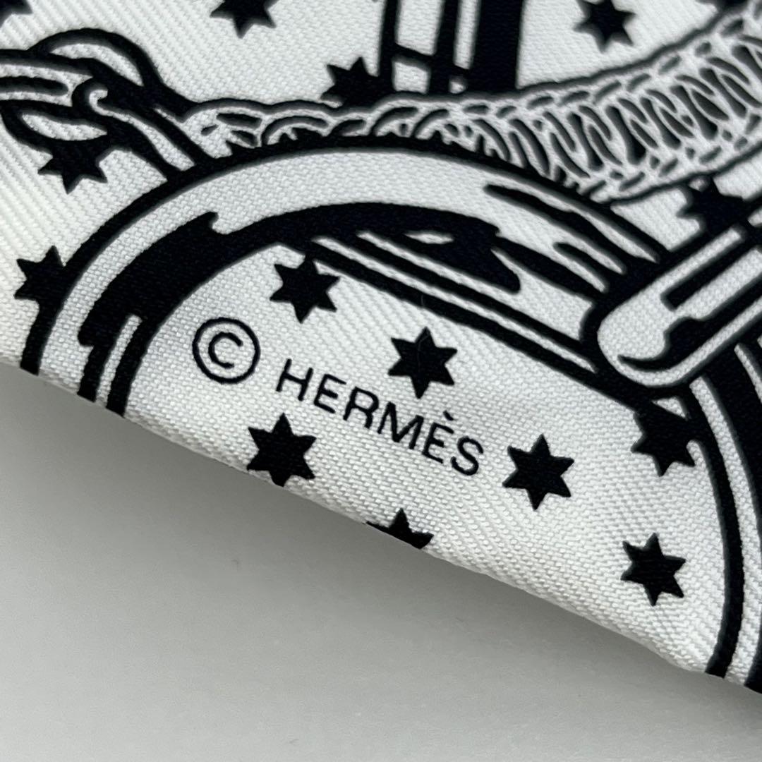 HERMES エプロン ドール バンダナ ツイリースカーフ05101.18
