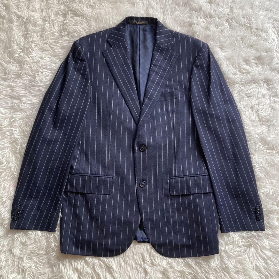 極美品✨CORNELIANI コルネリアーニ 3ピース ネイビー セットアップ
