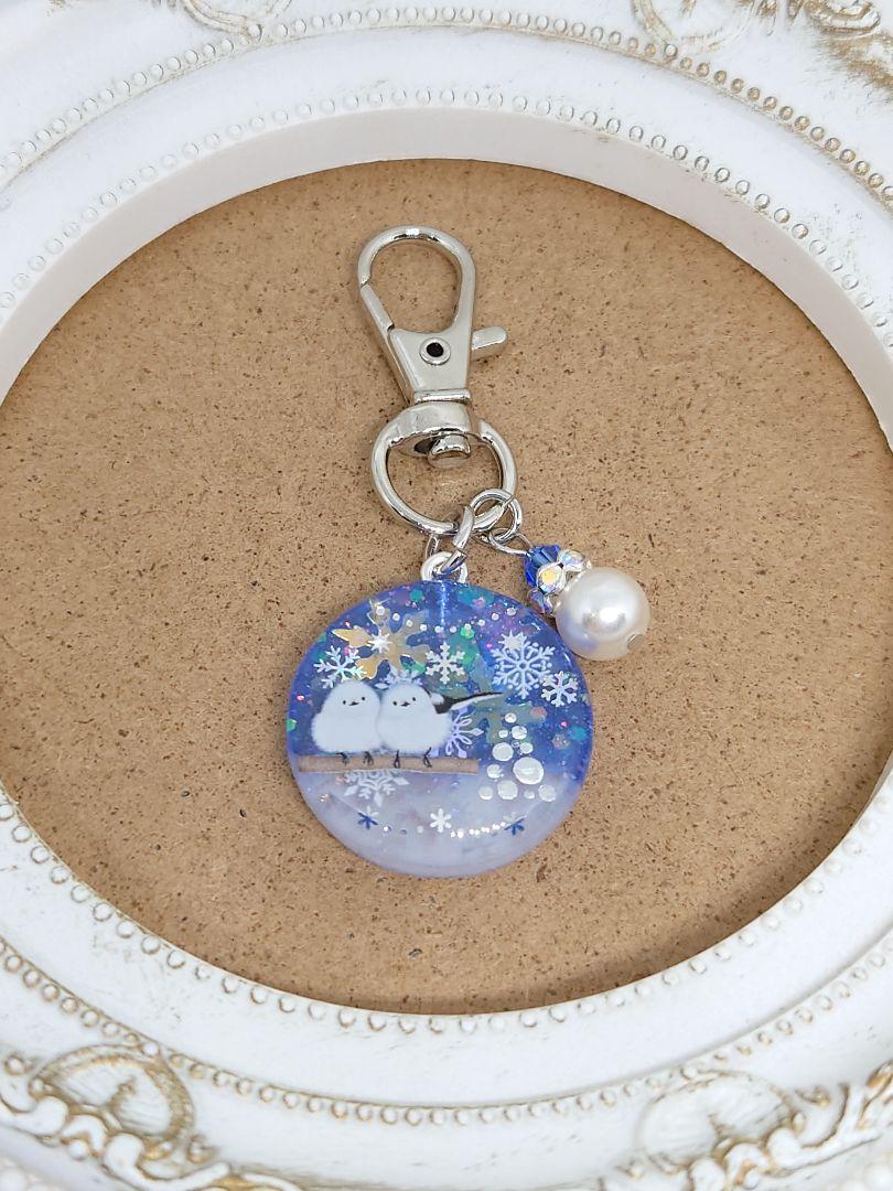 ハンドメイド❆シマエナガのチャーム