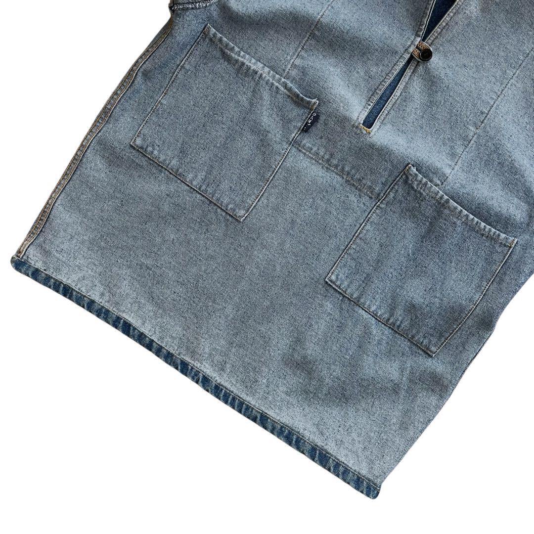 【美品】DAMI'S 00s~ プルオーバー デニム シャツジャケット