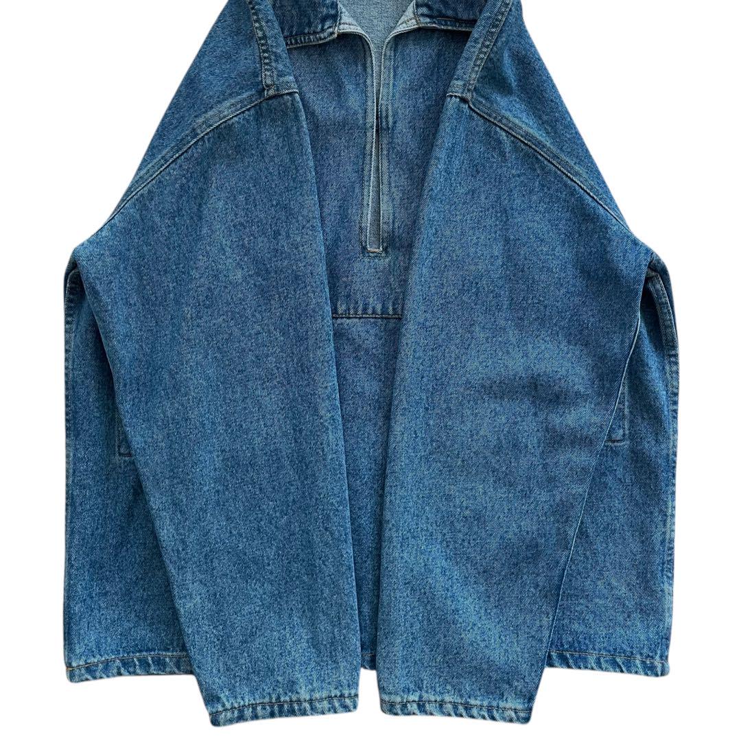 【美品】DAMI'S 00s~ プルオーバー デニム シャツジャケット