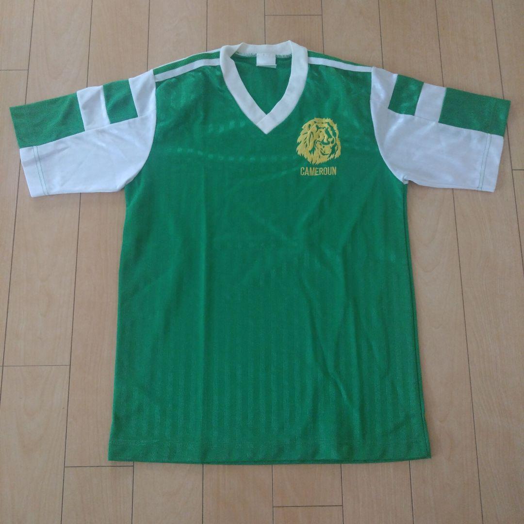 CAMEROUN サッカーシャツ 緑 Vネック