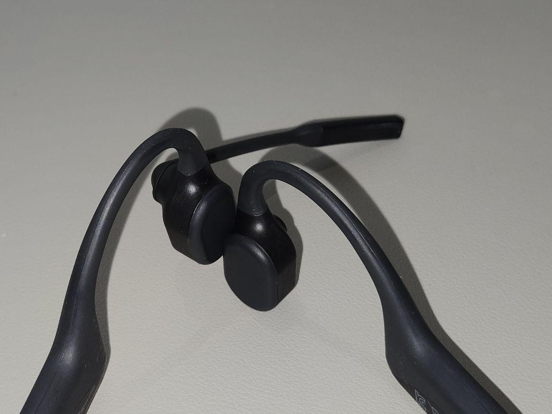 SHOKZ OPENCOMM 骨伝導ワイヤレスヘッドセット ブラック