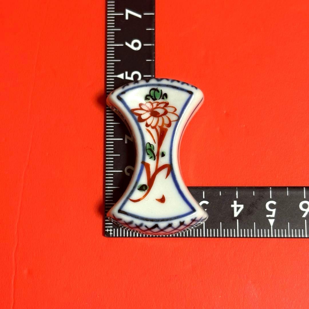 九谷焼 上出長右衛門 赤絵分銅 箸置き 2個 吉祥 箸置 はしおき WWW_OPDRERGINERDOGAN_COM