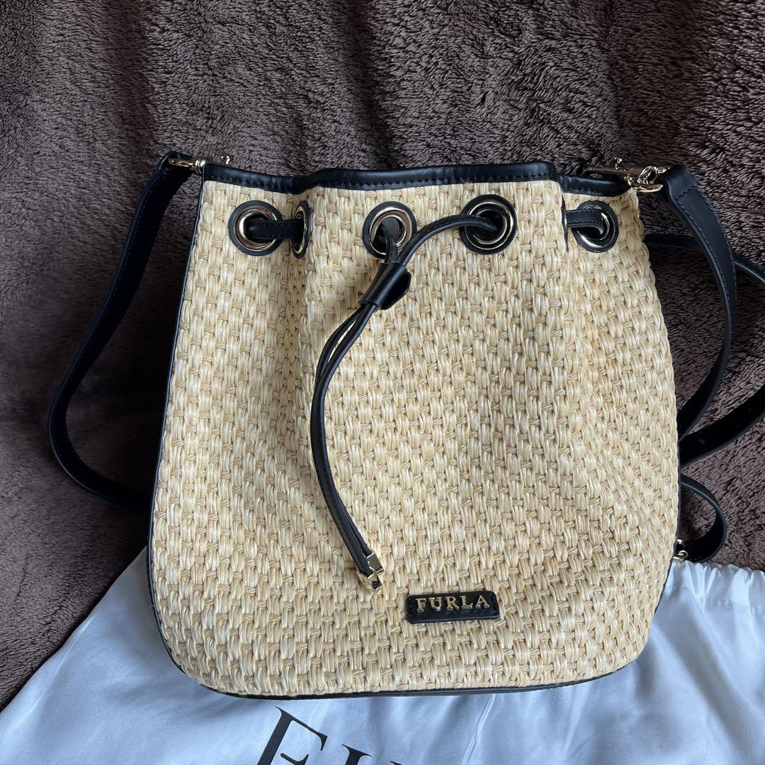 FURLA  カゴバッグ