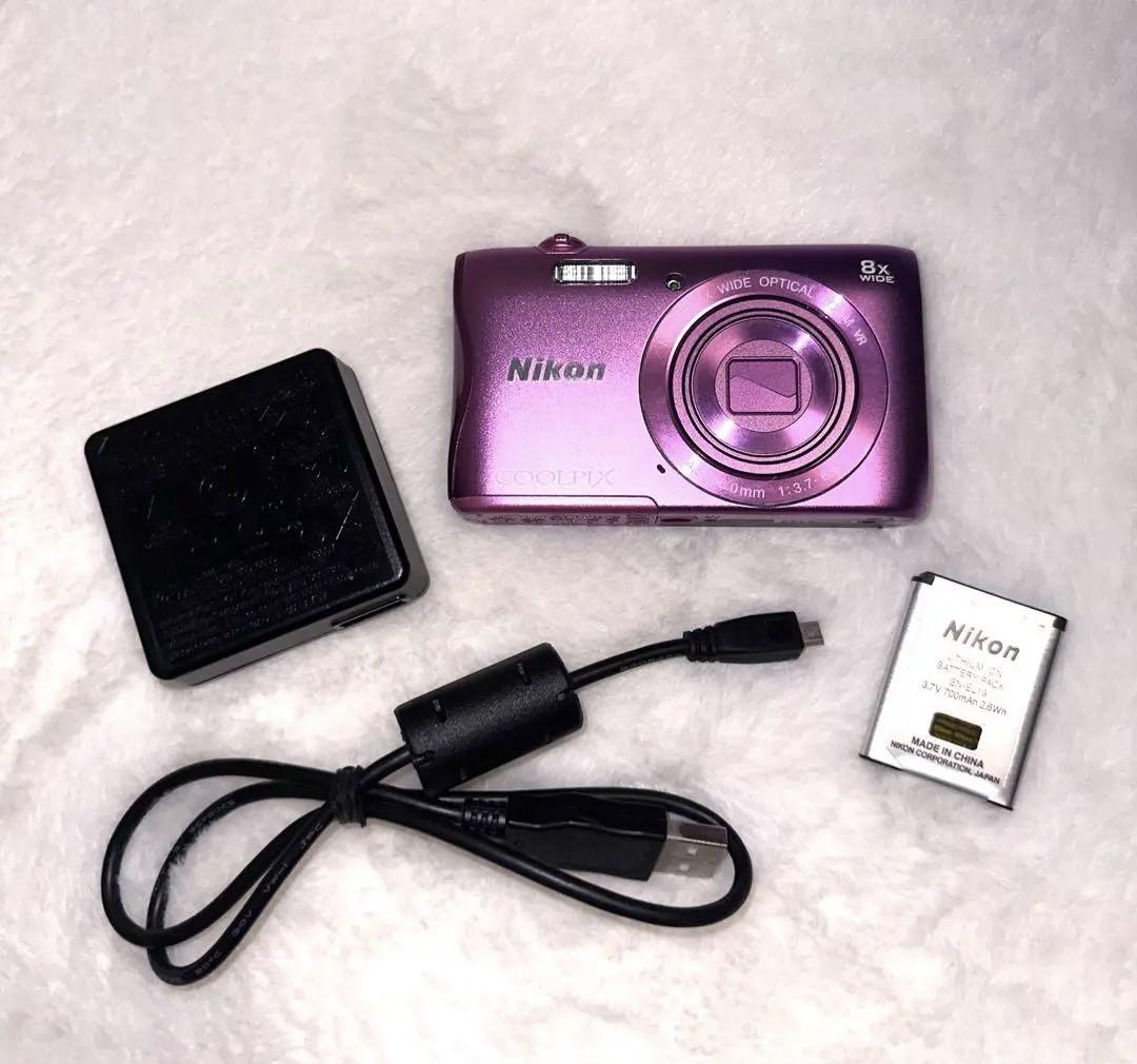 Nikon COOLPIX S3700 WiーFi ニコン ピンク クールピクス