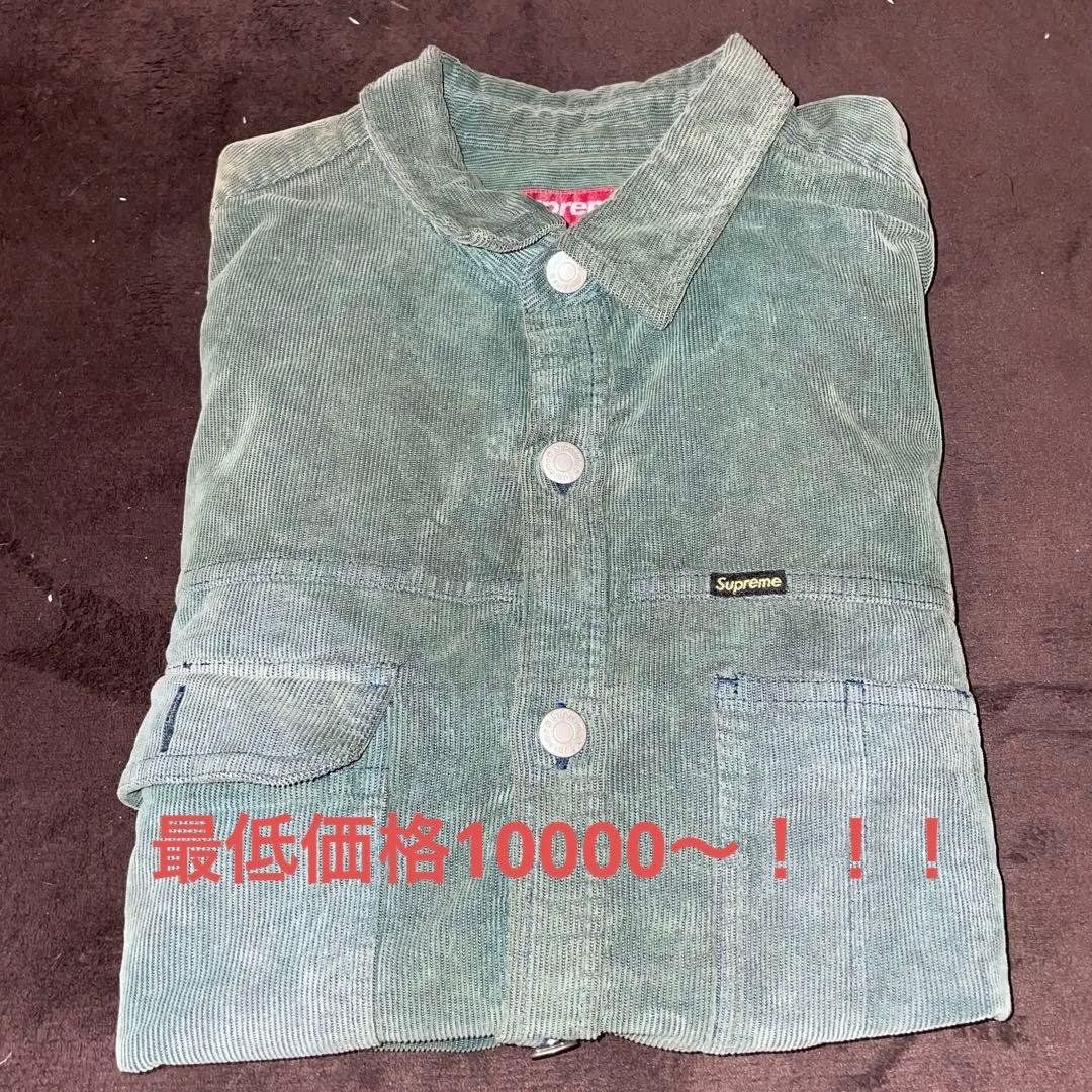 Supreme 25ss washed corduroy shirt