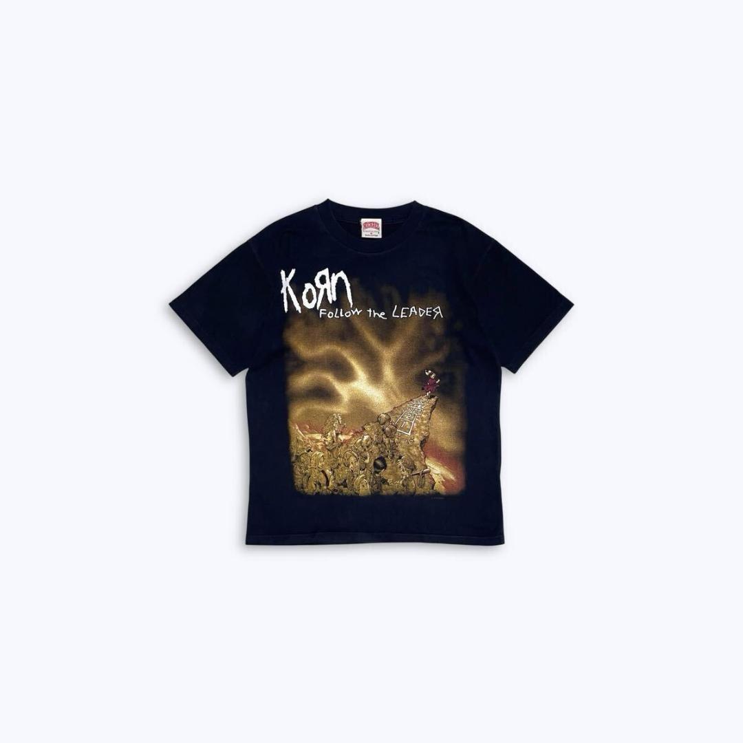 00s KORN コーン FOLLOW the LEADER Tシャツ ロックT