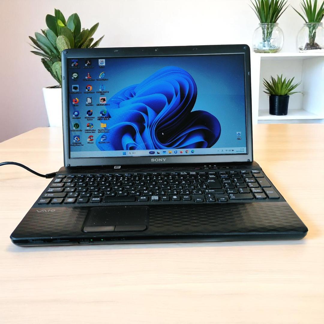 Windows11 vaio ノートパソコン i7 8GB SSD webカメラ