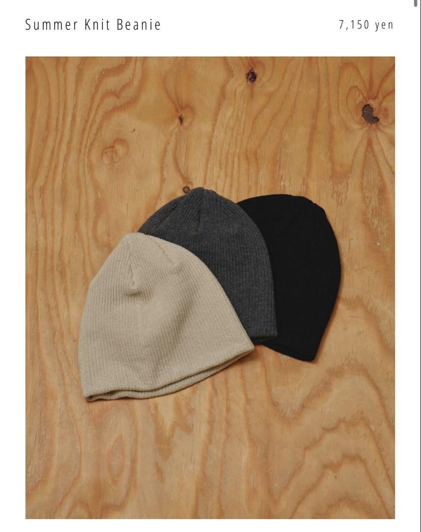 TODAYFUL summer knit beanie BLACK 黒 - メルカリ