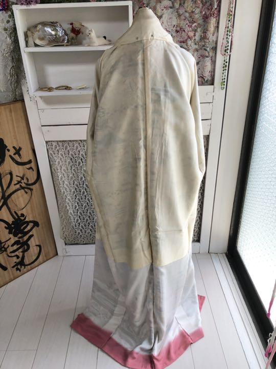 【10月】お家の文様❣️個性派❣️染めの小紋 正絹