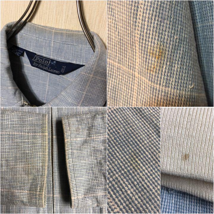 【きますと】 90's POLO Ralph Lauren チェック柄 スイングトップ QHWhu-m96710400569 なラルフロ