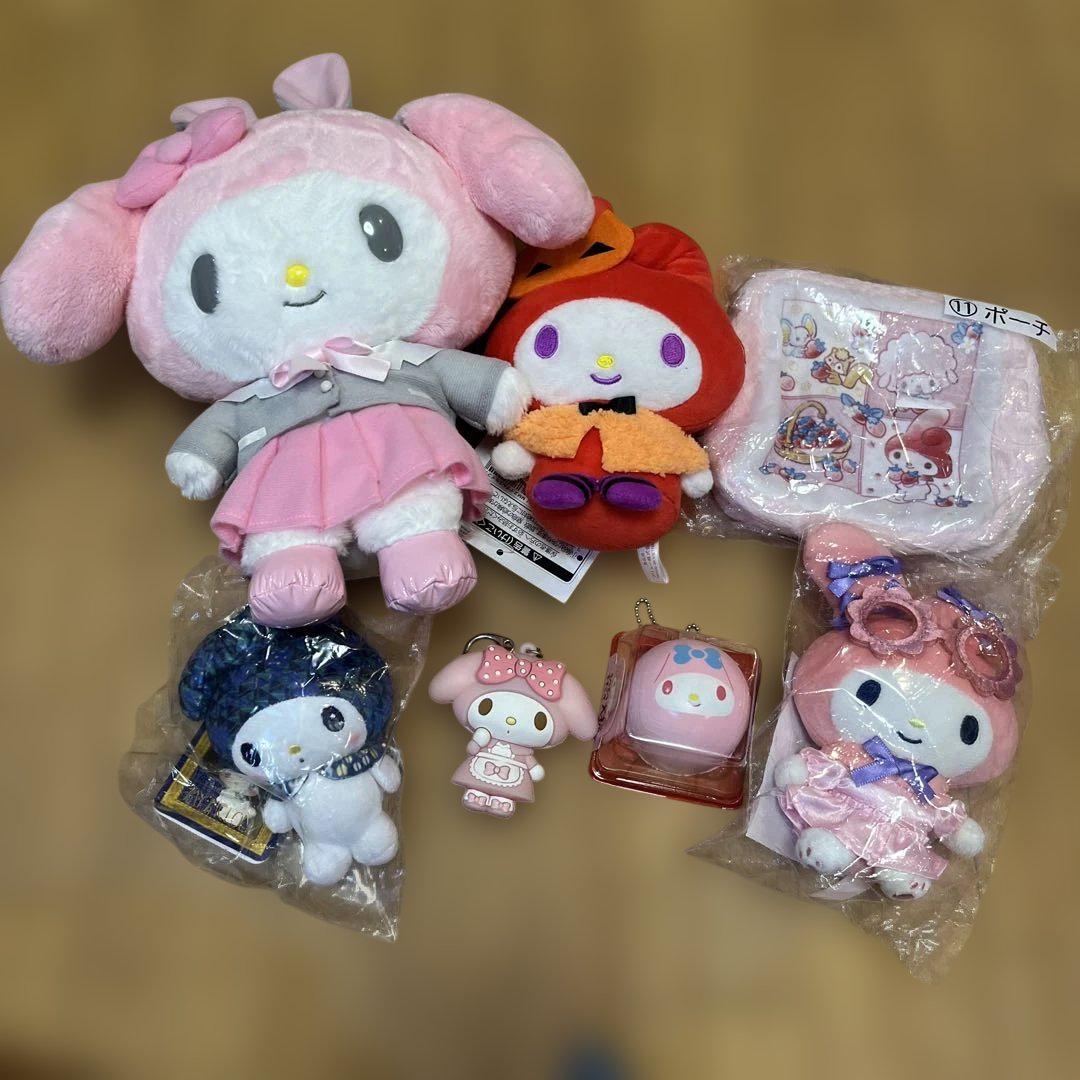 サンリオマイメロディマスコットぬいぐるみまとめ売り サンリオ マイメロディー なぬいぐるみ マスコット まとめ売り